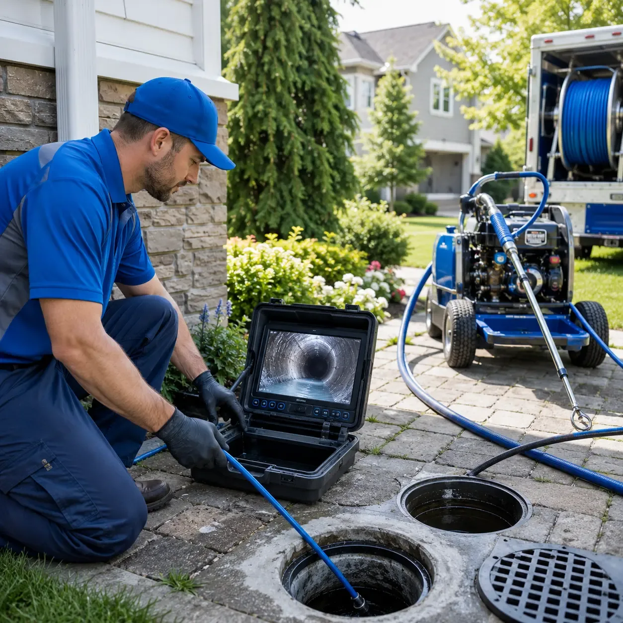 Outdoor drain cleaning professionals serving Topeka, IL